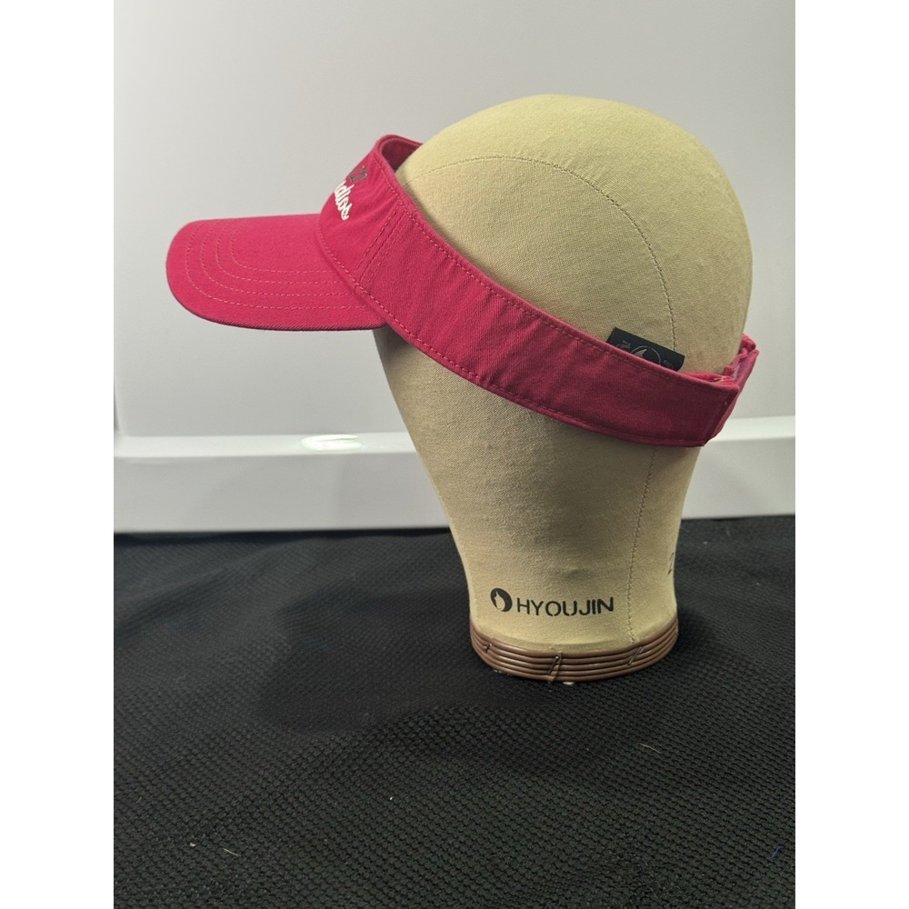 Universal‎ Studios Visor Hat Cap Womens Pink Embroidered Logo - Picture 3 of 10